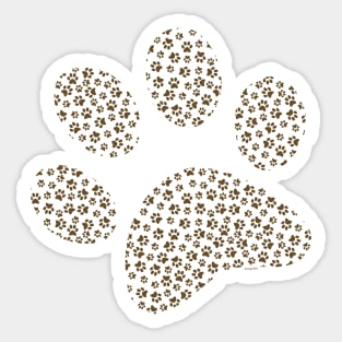 Cat Paw Pattern Sticker